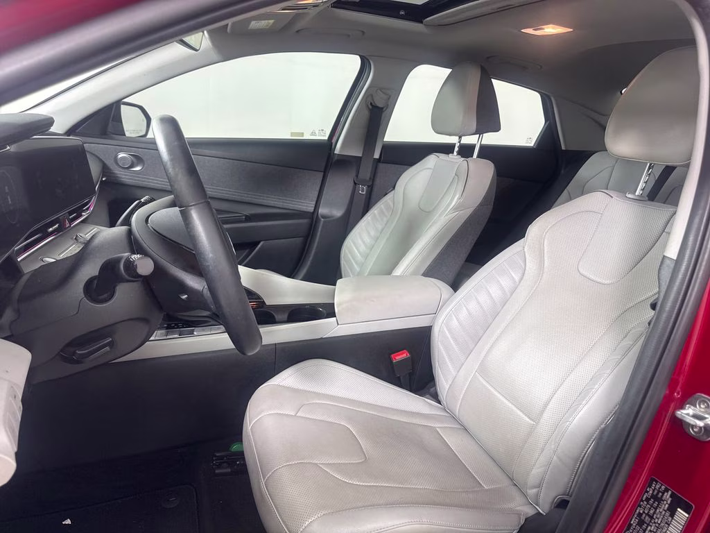 2022 Scarlet Red Hyundai Elantra Hybrid Limited FWD Sedan