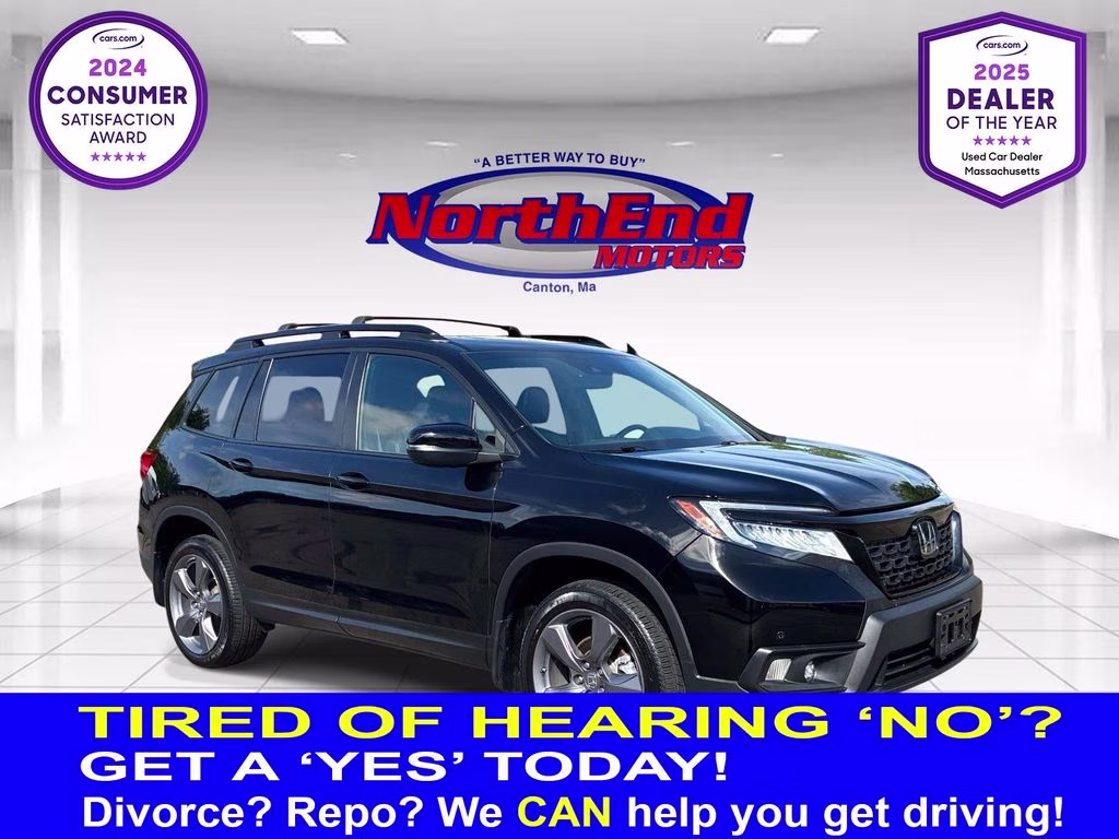 2021 Black Honda Passport Touring AWD SUV