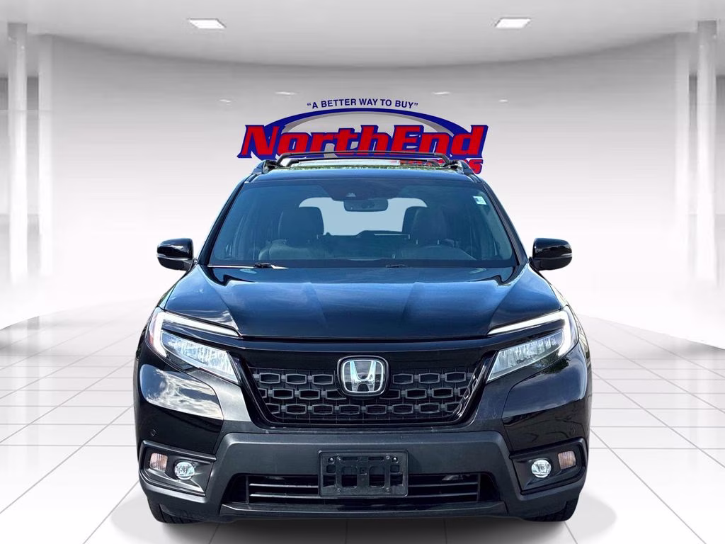 2021 Black Honda Passport Touring AWD SUV
