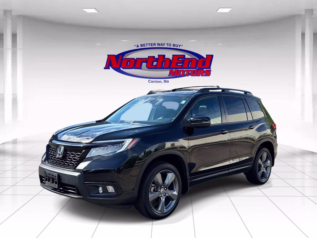 2021 Black Honda Passport Touring AWD SUV