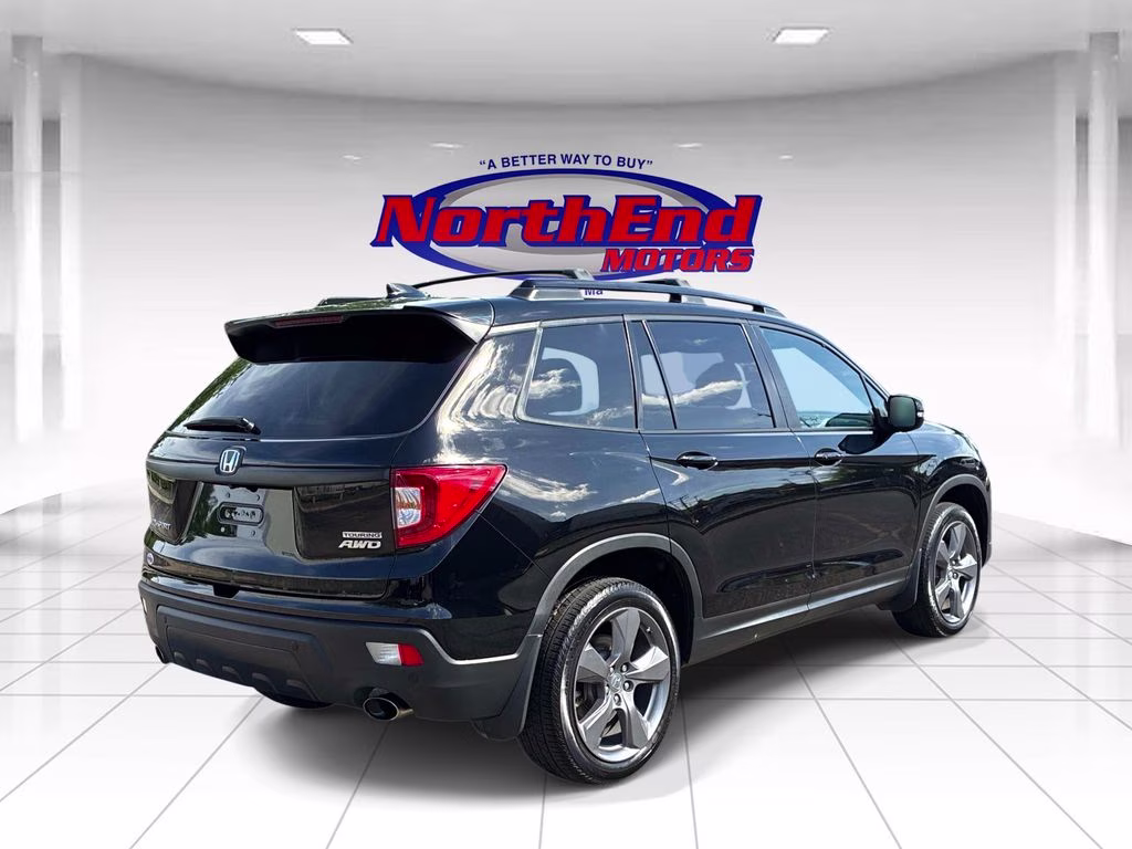 2021 Black Honda Passport Touring AWD SUV