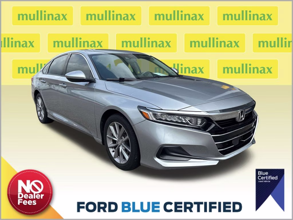 2021 Lunar Silver Metallic Honda Accord LX FWD Sedan