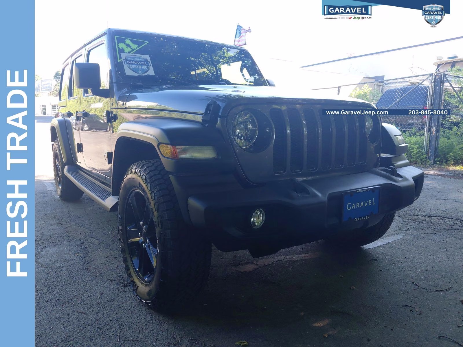 2021 Granite Crystal Metallic Clearcoat Jeep Wrangler Unlimited Sport Altitude 4X4 SUV