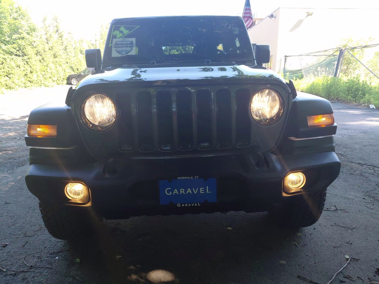 2021 Granite Crystal Metallic Clearcoat Jeep Wrangler Unlimited Sport Altitude 4X4 SUV