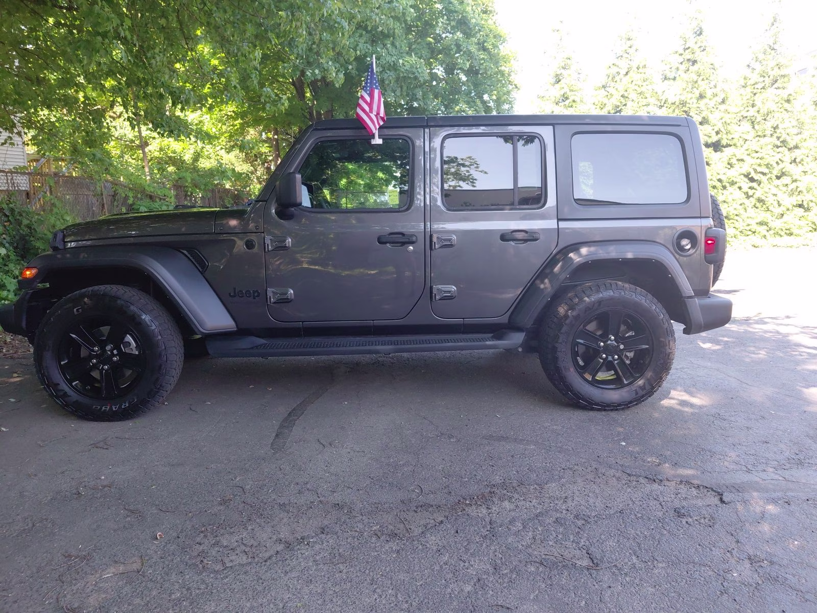 2021 Granite Crystal Metallic Clearcoat Jeep Wrangler Unlimited Sport Altitude 4X4 SUV