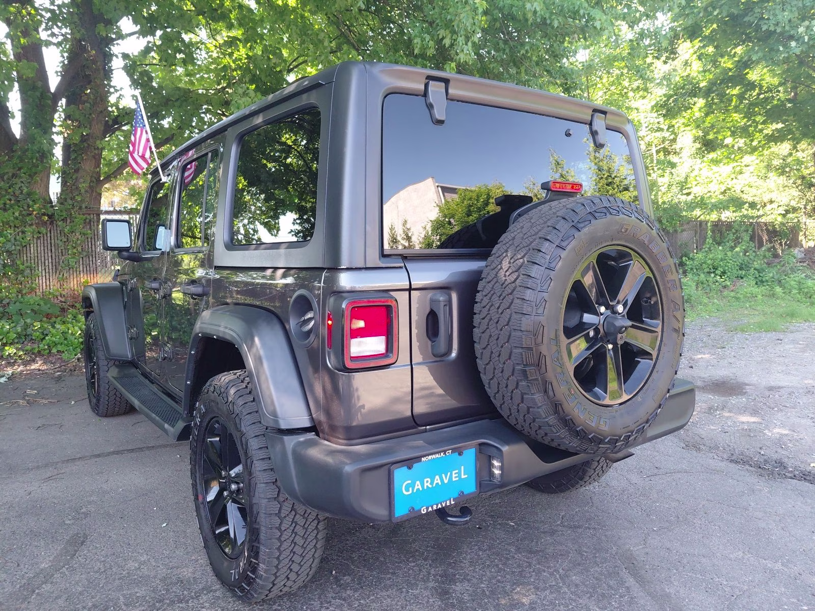 2021 Granite Crystal Metallic Clearcoat Jeep Wrangler Unlimited Sport Altitude 4X4 SUV