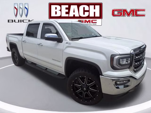2018 White Frost Tricoat GMC Sierra 1500 SLT 4X4 Truck