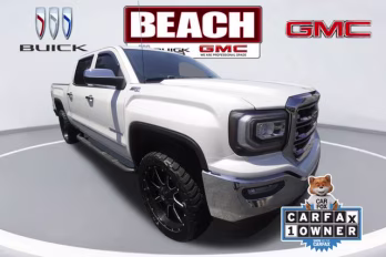 2018 White Frost Tricoat GMC Sierra 1500 SLT 4X4 Truck