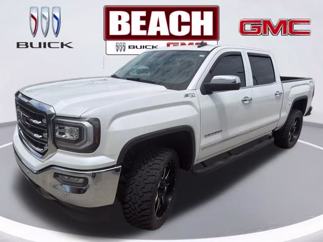 2018 White Frost Tricoat GMC Sierra 1500 SLT 4X4 Truck