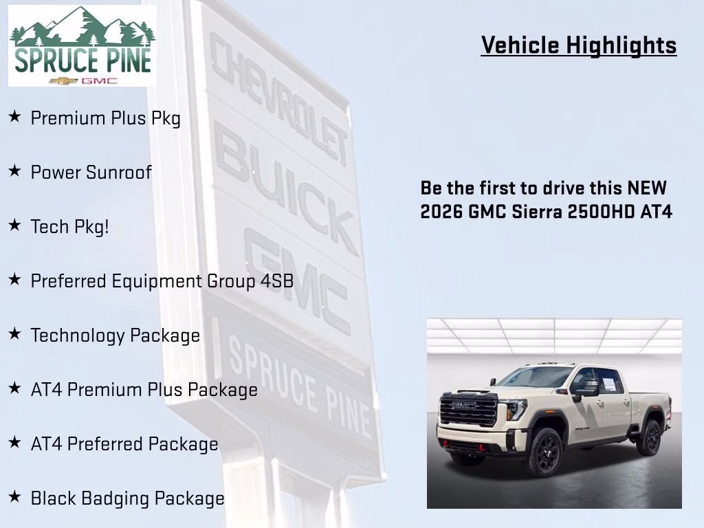 2026 Coastal Dune GMC Sierra 2500HD AT4 4X4 Truck
