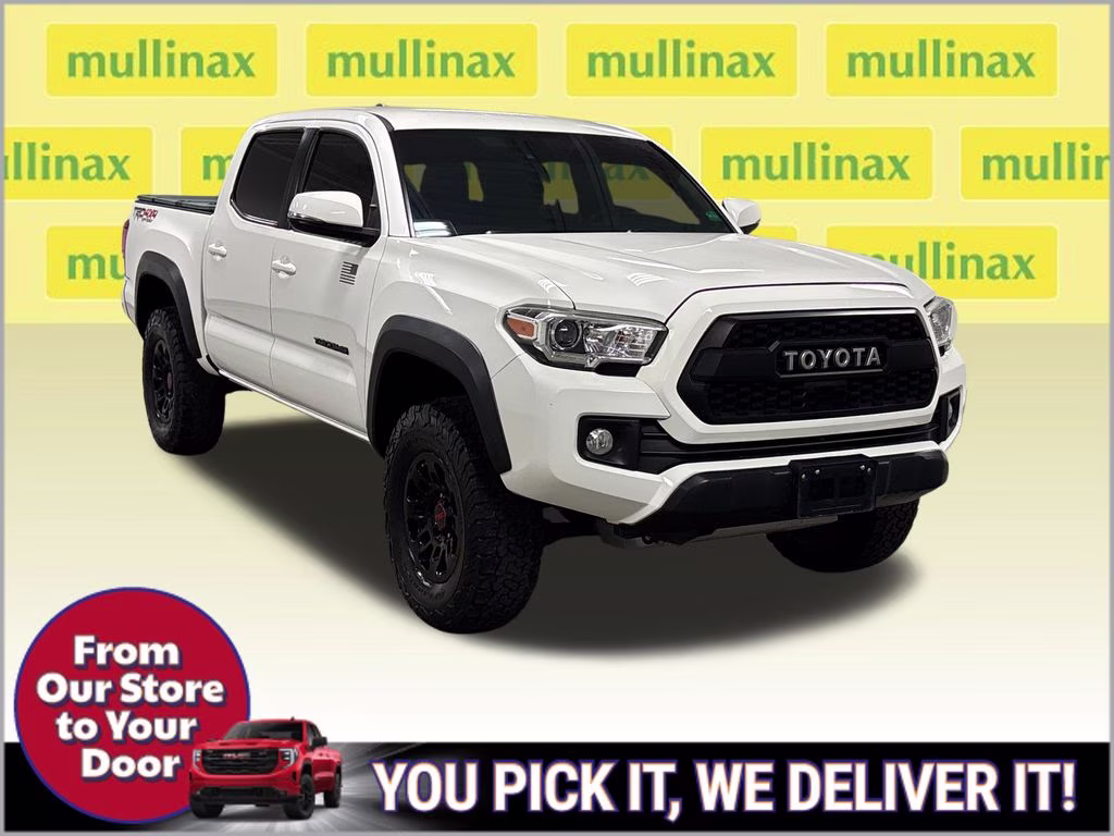 2019 Super White Toyota Tacoma TRD Off-Road 4X4 Truck