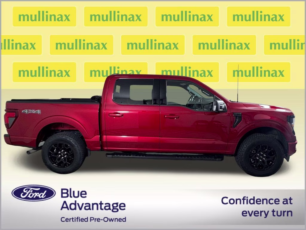 2024 Rapid Red Metallic Tinted Clearcoat Ford F-150 XLT 4X4 Truck