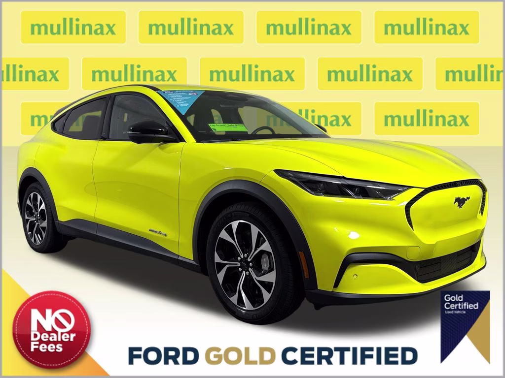 2025 Grabber Yellow Ford Mustang Mach-E Select AWD SUV