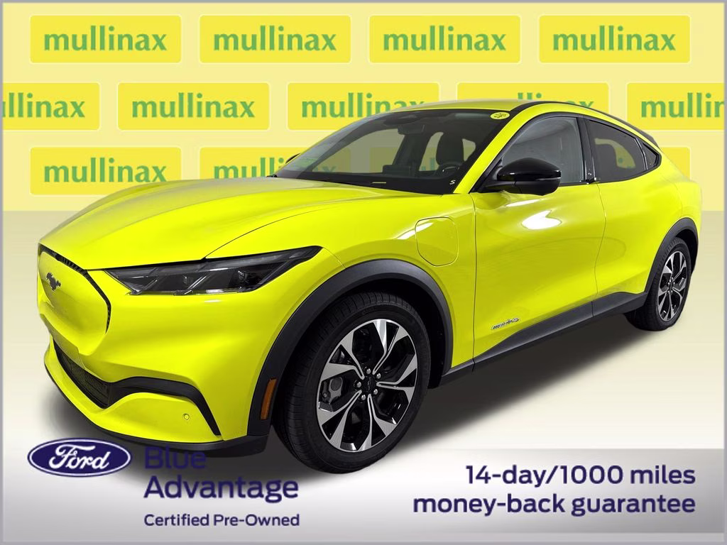 2025 Grabber Yellow Ford Mustang Mach-E Select AWD SUV