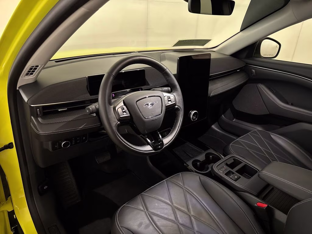 2025 Grabber Yellow Ford Mustang Mach-E Select AWD SUV