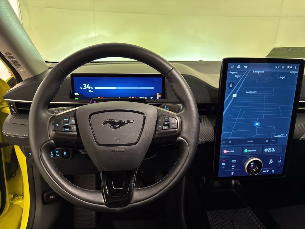 2025 Grabber Yellow Ford Mustang Mach-E Select AWD SUV