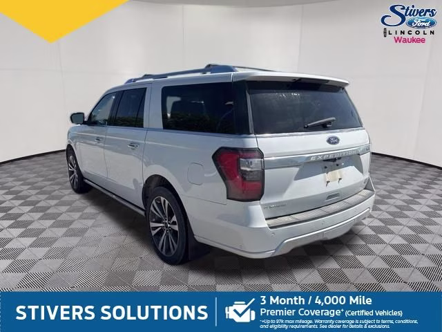 2020 White Metallic Ford Expedition Max Platinum 4X4 SUV