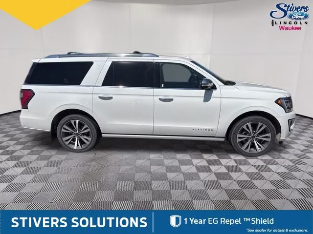 2020 White Metallic Ford Expedition Max Platinum 4X4 SUV