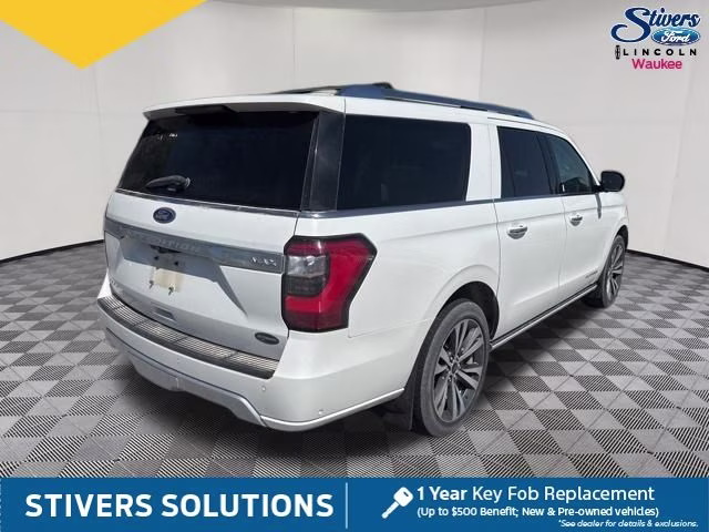 2020 White Metallic Ford Expedition Max Platinum 4X4 SUV