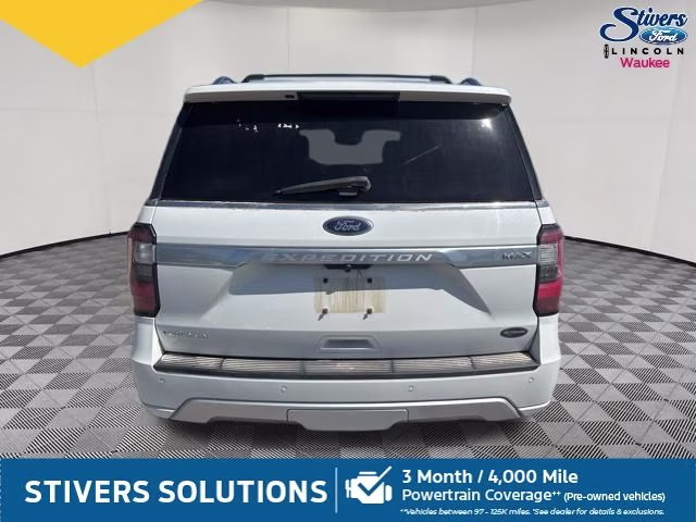 2020 White Metallic Ford Expedition Max Platinum 4X4 SUV