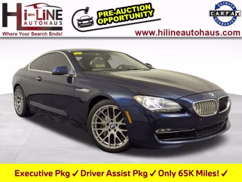 2013 Deep Sea Blue Metallic BMW 6 Series 650i RWD Coupe