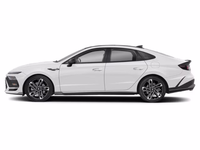 2024 Serenity White Hyundai Sonata N Line FWD Sedan