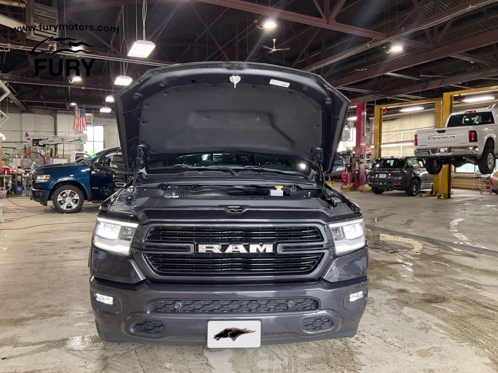 2021 Maximum Steel Metallic Clearcoat Ram 1500 Laramie 4X4 Truck
