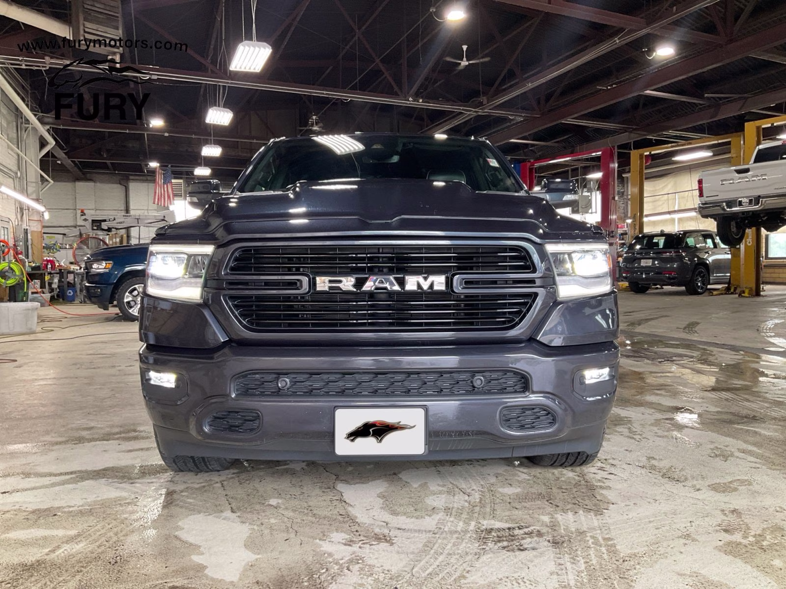 2021 Maximum Steel Metallic Clearcoat Ram 1500 Laramie 4X4 Truck