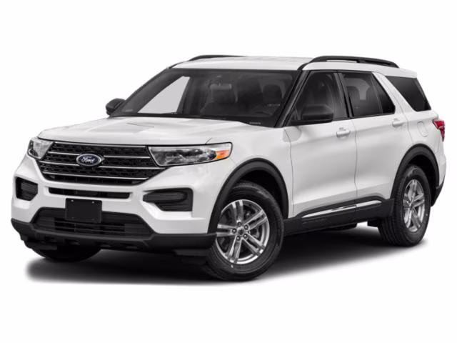 2021 Blue Ford Explorer XLT 4X4 SUV