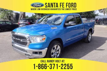 2021 Hydro Blue Pearlcoat Ram 1500 Big Horn RWD Truck