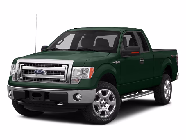 2014 Green Ford F-150 XLT 4X4 Truck