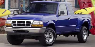 2000 Black Ford Ranger XLT RWD Truck