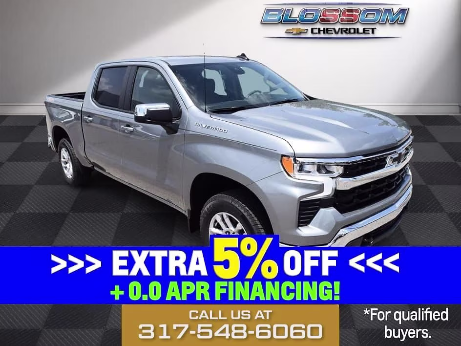 2026 Sterling Gray Metallic Chevrolet Silverado 1500 LT 4X4 Truck