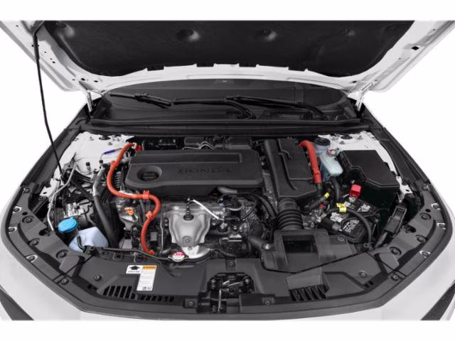 2024 Platinum White Pearl Honda Accord Hybrid Touring FWD Sedan