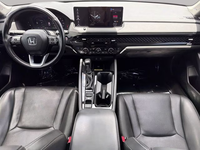 2024 Platinum White Pearl Honda Accord Hybrid Touring FWD Sedan