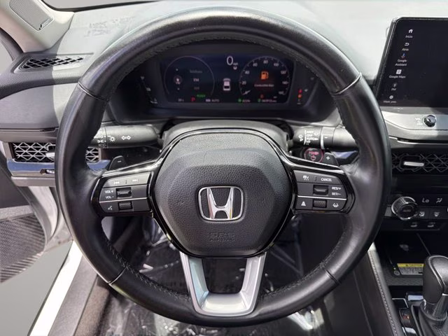 2024 Platinum White Pearl Honda Accord Hybrid Touring FWD Sedan