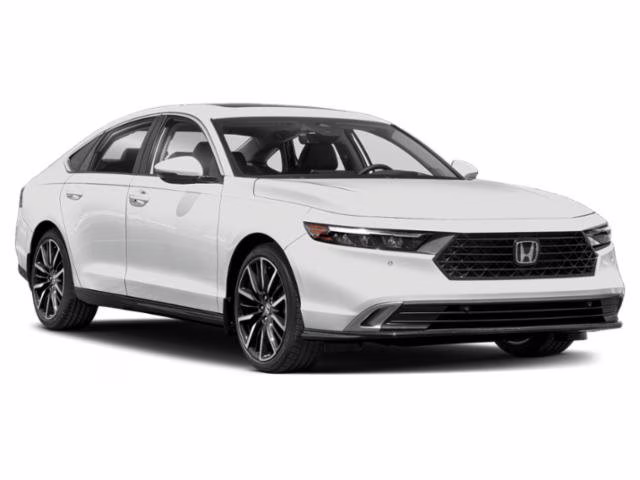 2024 Platinum White Pearl Honda Accord Hybrid Touring FWD Sedan
