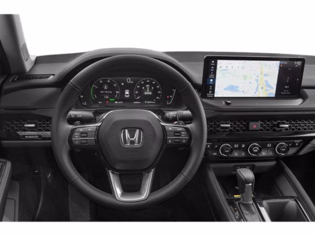 2024 Platinum White Pearl Honda Accord Hybrid Touring FWD Sedan