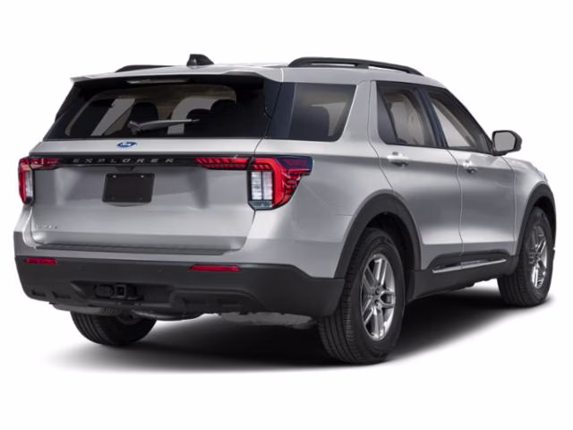 2025 Iconic Silver Metallic Ford Explorer Active 4X4 Crossover