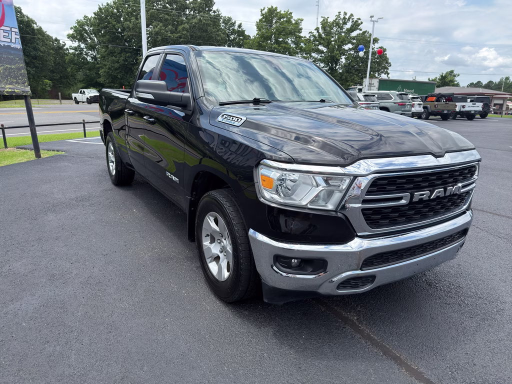 2022 Diamond Black Crystal Pearlcoat Ram 1500 Big Horn RWD Truck