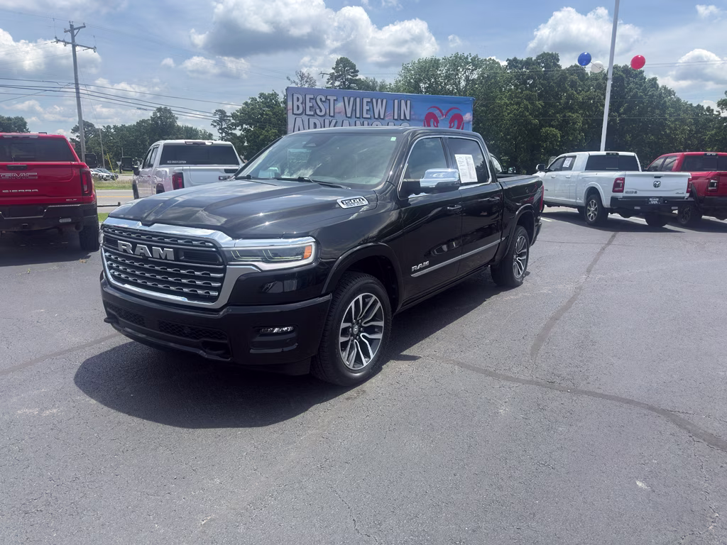 2025 Diamond Black Crystal Pearlcoat Ram 1500 Limited 4X4 Truck