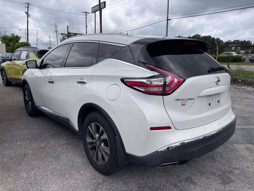 2015 Pearl White Nissan Murano SL FWD SUV