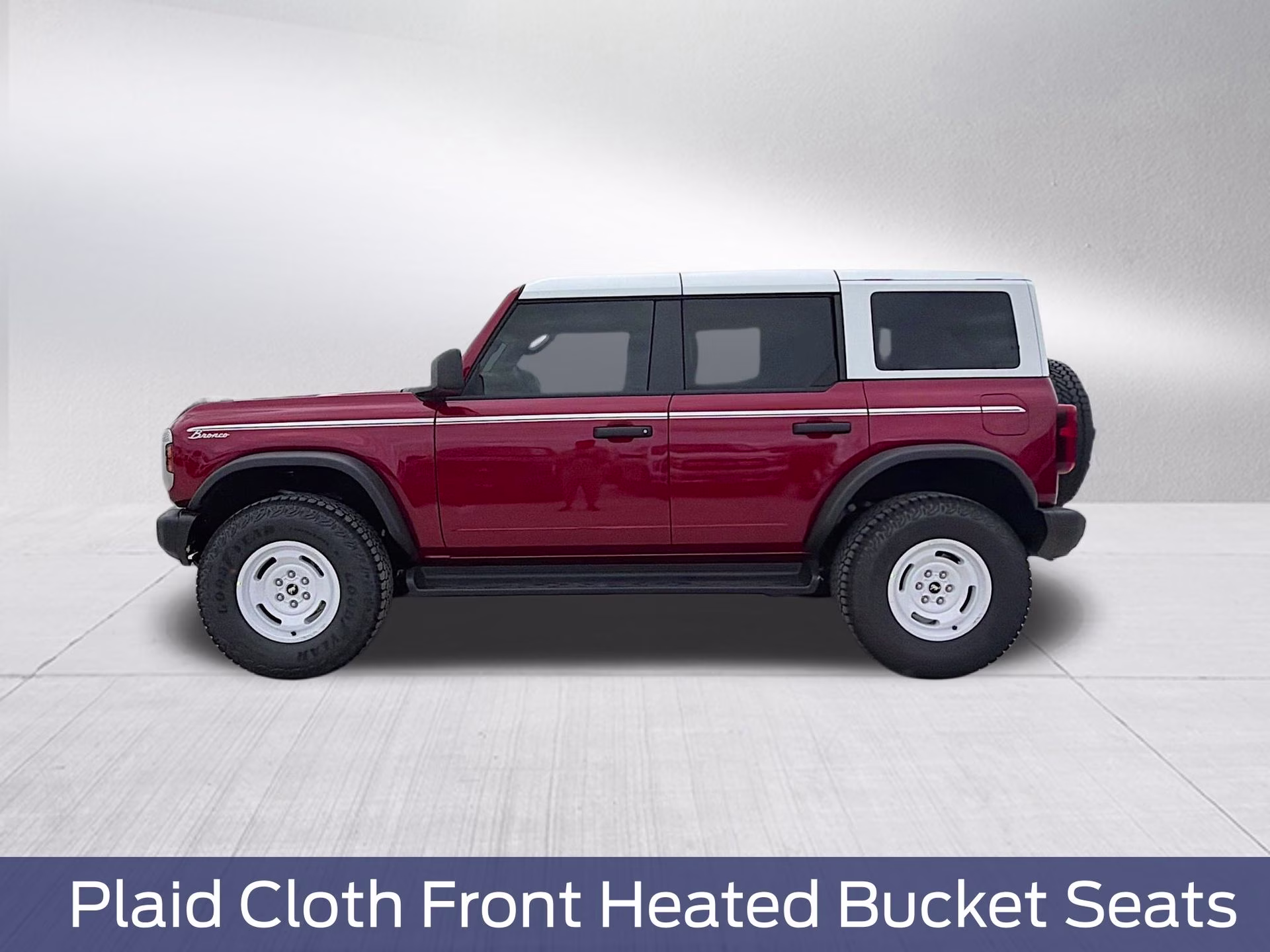 2026 Ruby Red Metallic Tinted Clearcoat Ford Bronco Heritage Edition 4X4 SUV