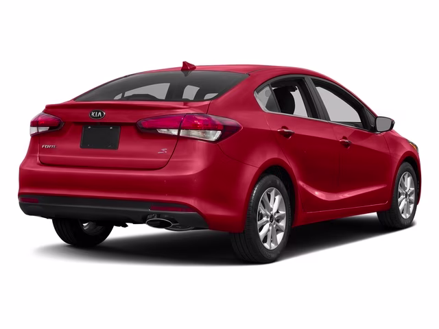 2017 Currant Red Kia Forte S FWD