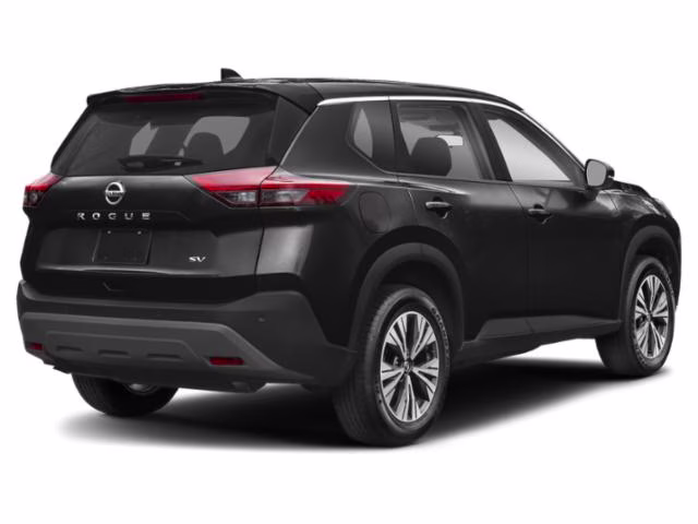 2023 Super Black Nissan Rogue SV AWD