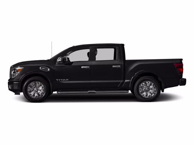 2017 Magnetic Black Nissan Titan Platinum Reserve 4X4 Truck