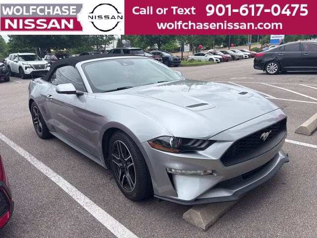 2021 Iconic Silver Metallic Ford Mustang EcoBoost Premium RWD Convertible