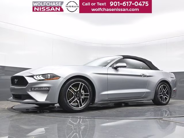2021 Iconic Silver Metallic Ford Mustang EcoBoost Premium RWD Convertible