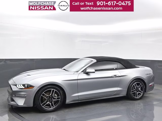 2021 Iconic Silver Metallic Ford Mustang EcoBoost Premium RWD Convertible