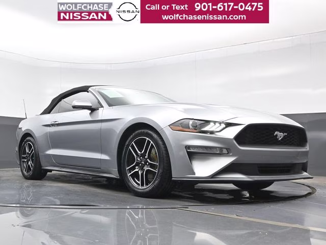2021 Iconic Silver Metallic Ford Mustang EcoBoost Premium RWD Convertible